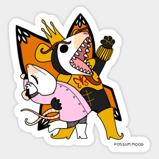 The Mighty Monarch Sticker